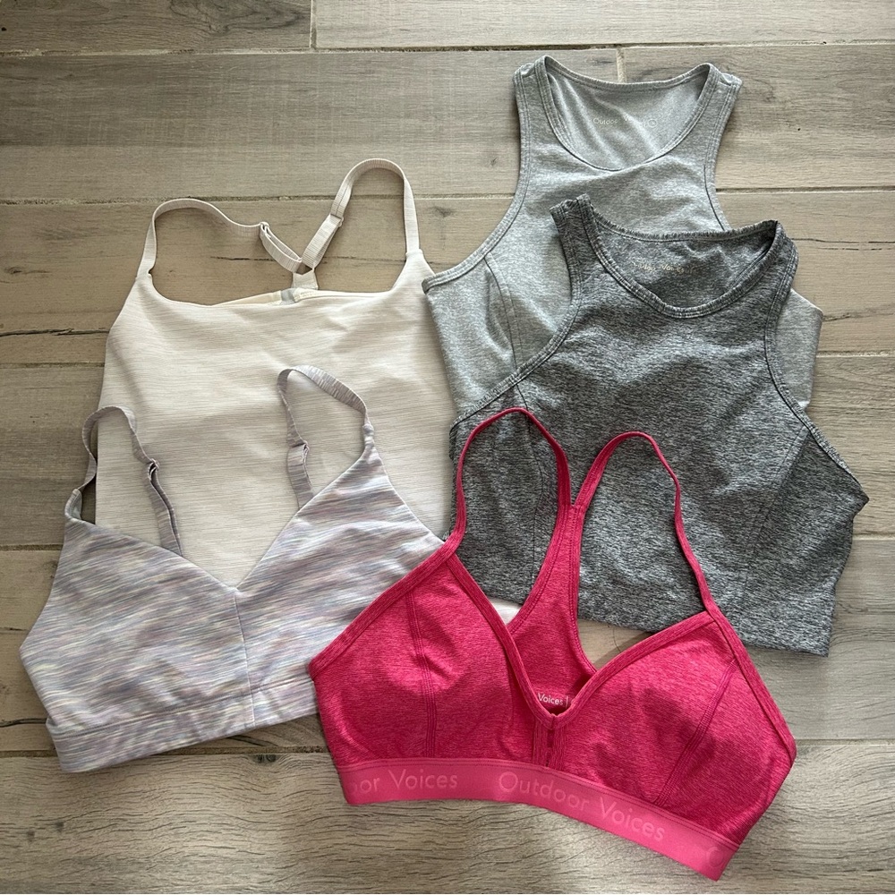 Outdoor Voices / Bundle Lot of Sports Bras & Tops